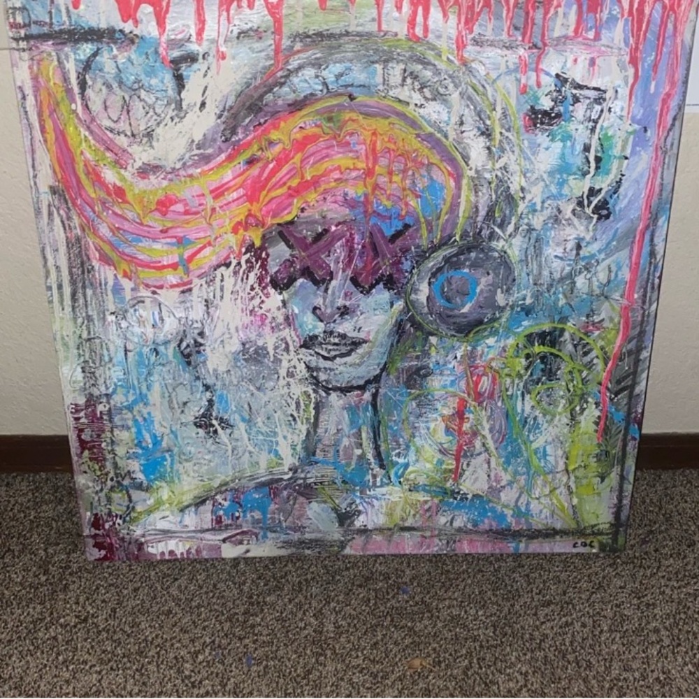 Abstract Multicolor Art Canvas
